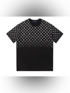 Louis Vuitton Black Monogram Gradient Tee